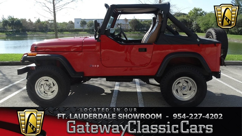 1989 Jeep Wrangler is listed Verkauft on ClassicDigest in Coral Springs by  Gateway Classic Cars for $11995. 