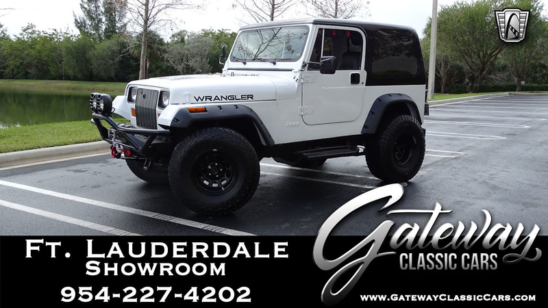 1990 Jeep Wrangler is listed Sold on ClassicDigest in Coral Springs by  Gateway Classic Cars for Not priced. 