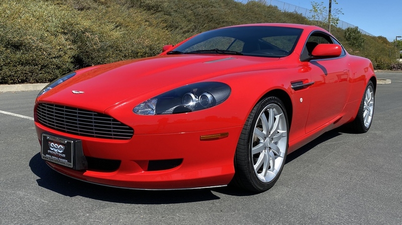 Red Aston Martin DB9 Coupe 