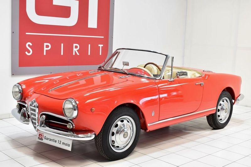 Modèle Réduit Solido Série 100 - Alfa Romeo Giulietta Spider 1959 - Ref 106 - Bon état D'occasion