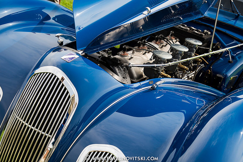Talbot-Lago T150 ss Pourtout Coupe engine