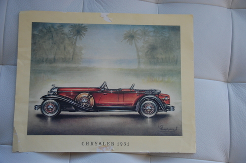 Chrysler 1931 Collectors' Poster