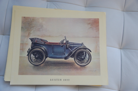 Austin 7 vintage poster