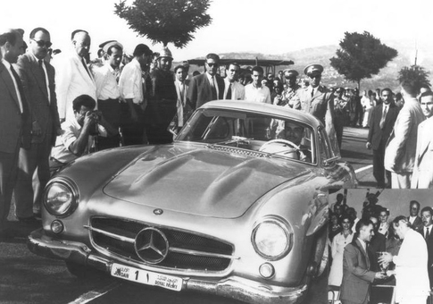 King Hussein's Mercedes 300sl