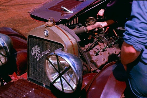 Alfa Romeo Hot Rod with Ford V8