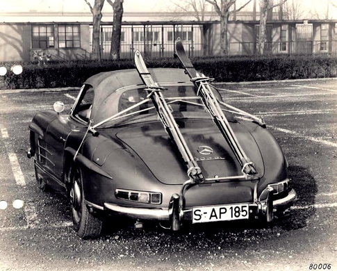 300SL Roadster Ski Rack