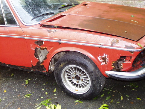 BMW 3.0CSI Karmann Rusty Wing