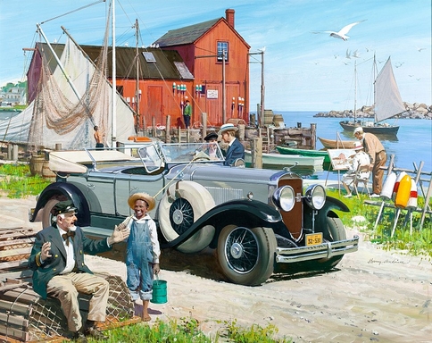 Isotta Fraschini dual cowl phaeton fisherman's village