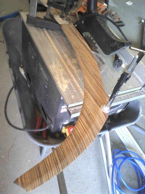 Re-veneering Compton Coupe Woody Bits #homeindustry