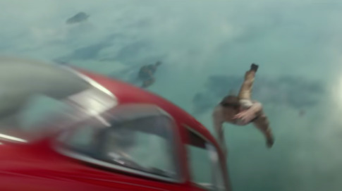 Uncharted 300SL Gullwing taking a dip