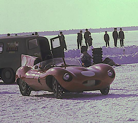 Jaguar D-Type XKD 530 "Ice Racer" red paint