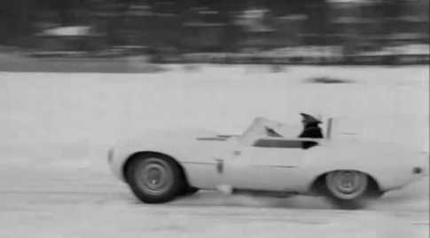 Jaguar D-type XKD 530 Ice Racer painted white