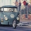 VW split screen van dragster