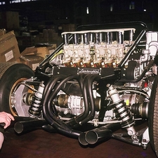Lamborghini AMS engine, tranny and suspension