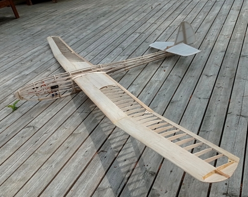 scratch build 30's style Vintage Sailplane