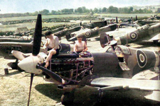 Spitfire maintenance in 1943