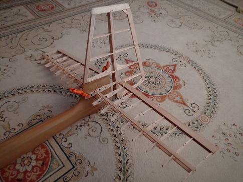 Hei Kalif rudder and stab