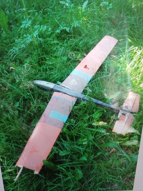 Pilot Ok model Flying Feather wreck 