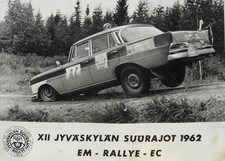 Onni Vilkas Rally on the thousand lakes, Jyväskylän suurajot,  196 MB 220SE