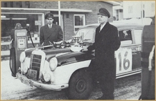 Mercedes 220S Hankiralli 1959 winner Onni Vilkas 