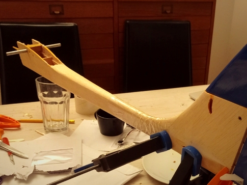 Sagitta 900 tail repair