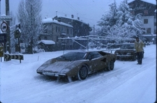 Lamborghini Countach LP400 snow