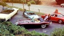 the Mamas and Papas with their E-types