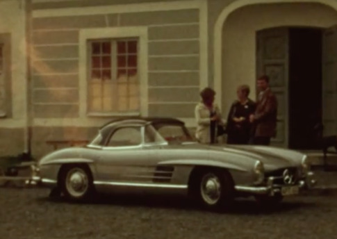 Mercedes Benz 300SL in the 1970's Sweden