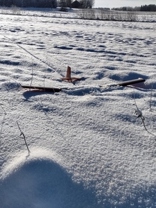 Art of landing in powder snow